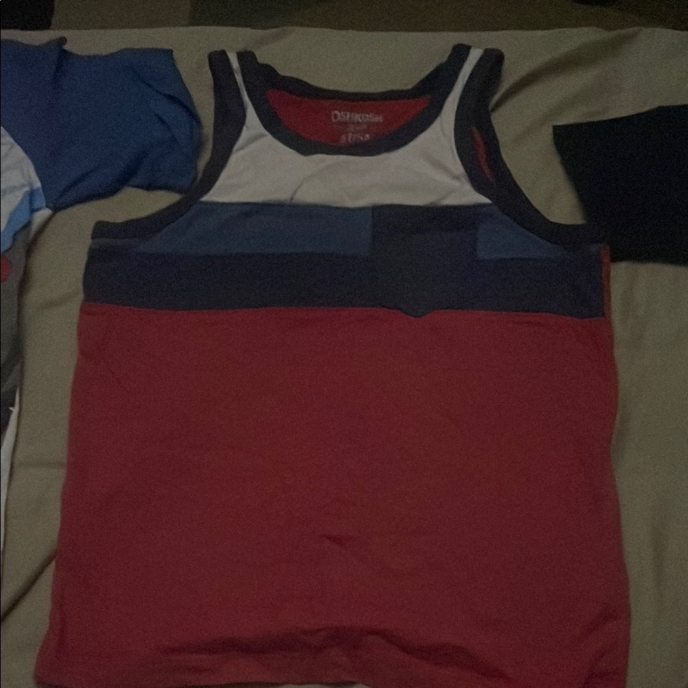 OshKosh B'gosh Red, White, and Blue Kids Tank Top